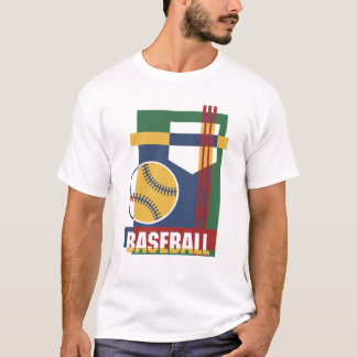 Camiseta abstracta del béisbol