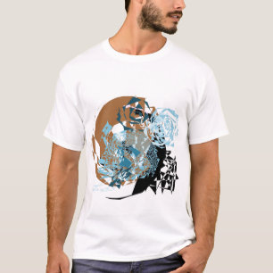 Camiseta abstracta del mundo