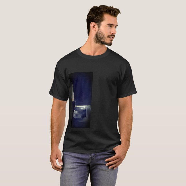 Camiseta abstracta masculina (Anverso completo)