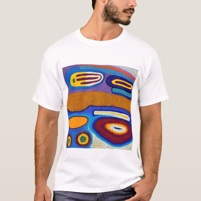 Camiseta Abstracto aborigen Art Vol. 04 (Anverso)