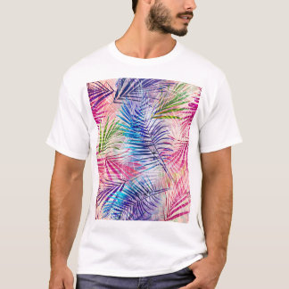 Camiseta Abstracto acuarela deja patrón de alamante