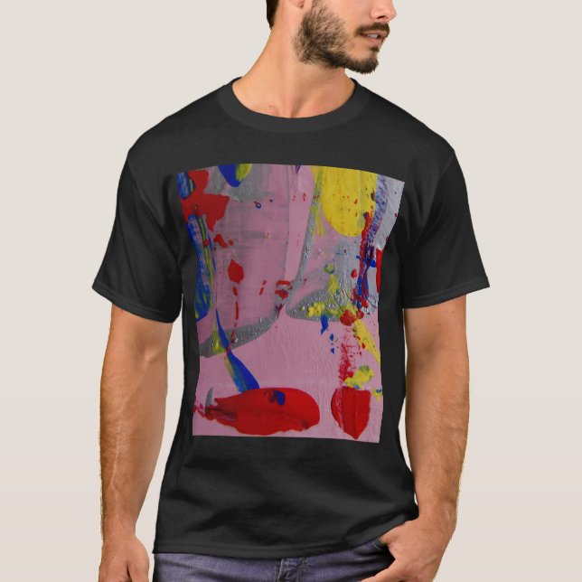Camiseta abstracto submarino (Anverso)