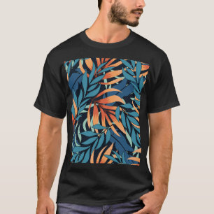 Camiseta Abstracto tropical Pastel
