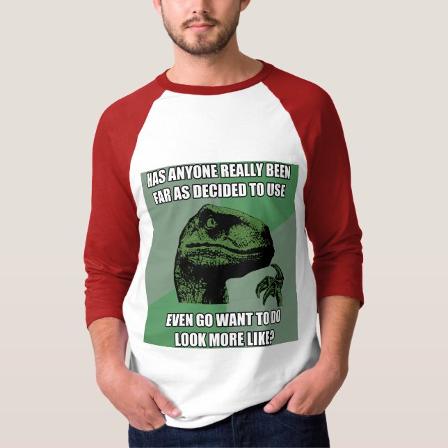 Camiseta Absurdo de Philosoraptor (Anverso)