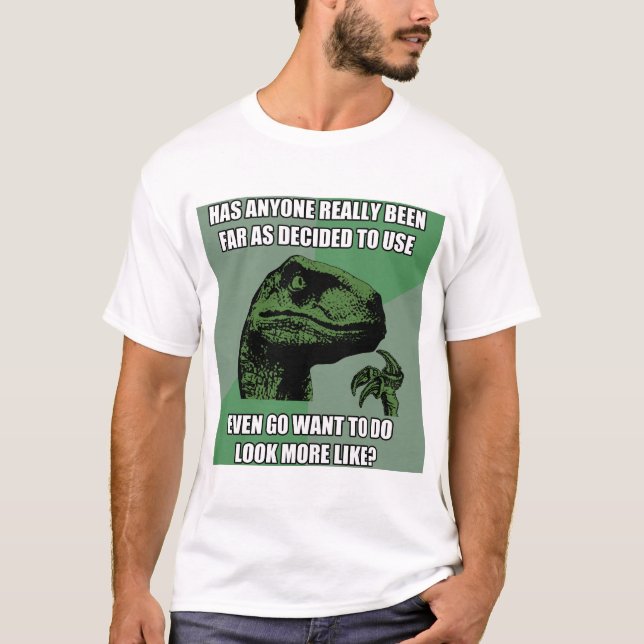 Camiseta Absurdo de Philosoraptor (Anverso)