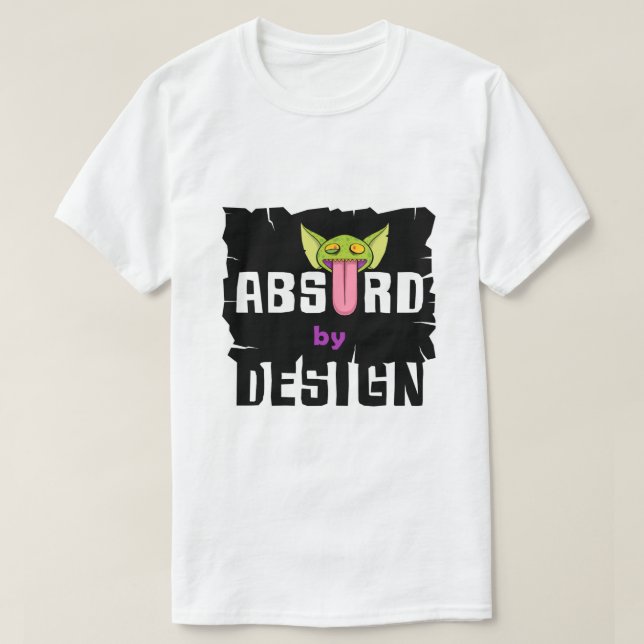 Camiseta Absurdo por el logotipo del diseño (Diseño del anverso)