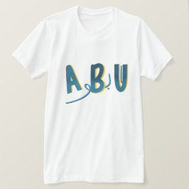 Camiseta Abu Arabic Text