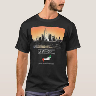 Camiseta abu dhabi emirates árabes unidos Skyline Vacacione