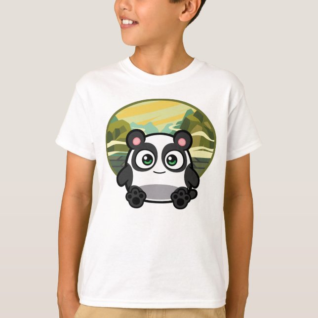 Camiseta Abucheo como ropa de la panda (Anverso)