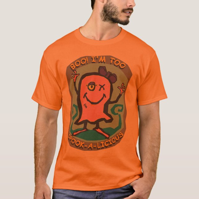 Camiseta ¡ABUCHEO del fantasma! Soy también (Anverso)