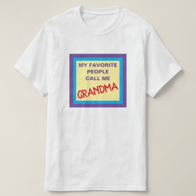 CAMISETA ABUELA (Diseño del anverso)