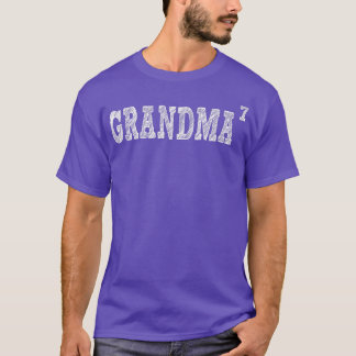 Camiseta Abuela7, siete nietos, abuela de 7 