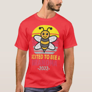 Camiseta Abuela 2022 Abeja Abuela Entusiasmada Por Ser Gr
