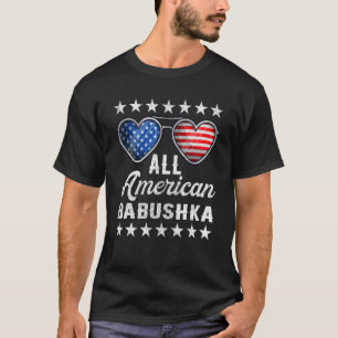 Camiseta Abuela 4 De Julio Mujeres Toda Babushka Estadounid