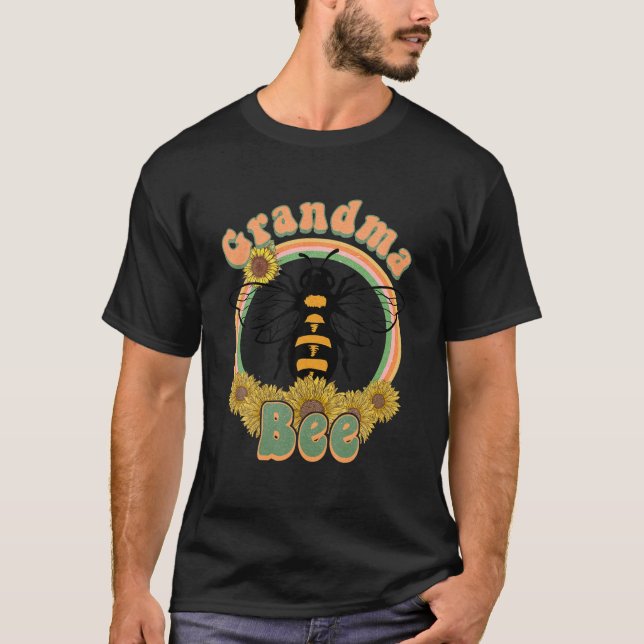 Camiseta Abuela Abeja Cumpleaños Familia Apuesta Fiesta Tee (Anverso)