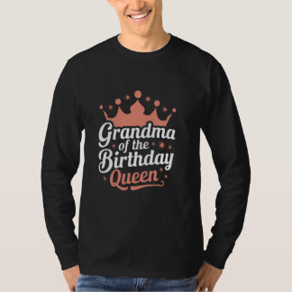 Camiseta Abuela Abuela De La Reina De Cumpleaños