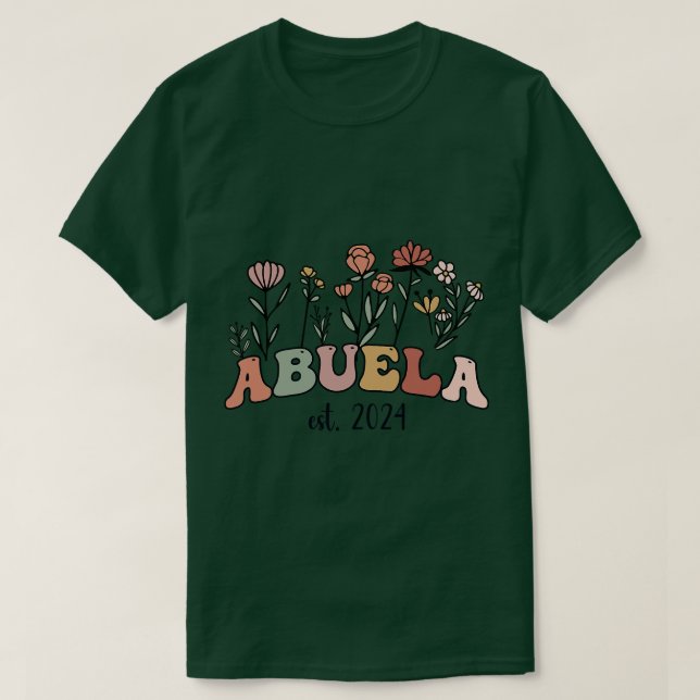 Camiseta Abuela Abuela Est 2024 Novedades Abuelas Divertida (Diseño del anverso)