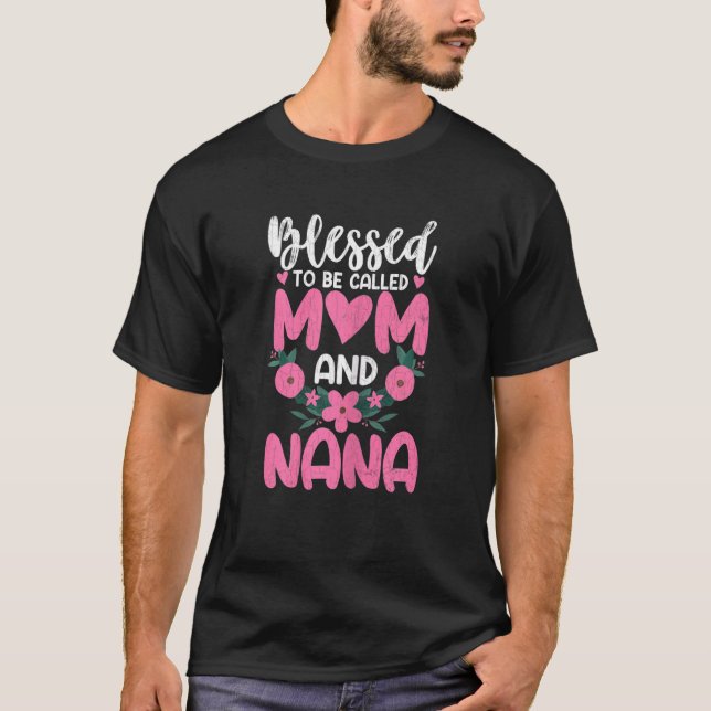 Camiseta Abuela Abuela Madre Bendecida Y Nana Abuela Graph (Anverso)