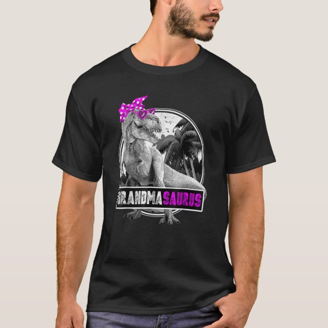 Camiseta Abuela Abuela Saurus Rex Dinosaurio (Anverso)