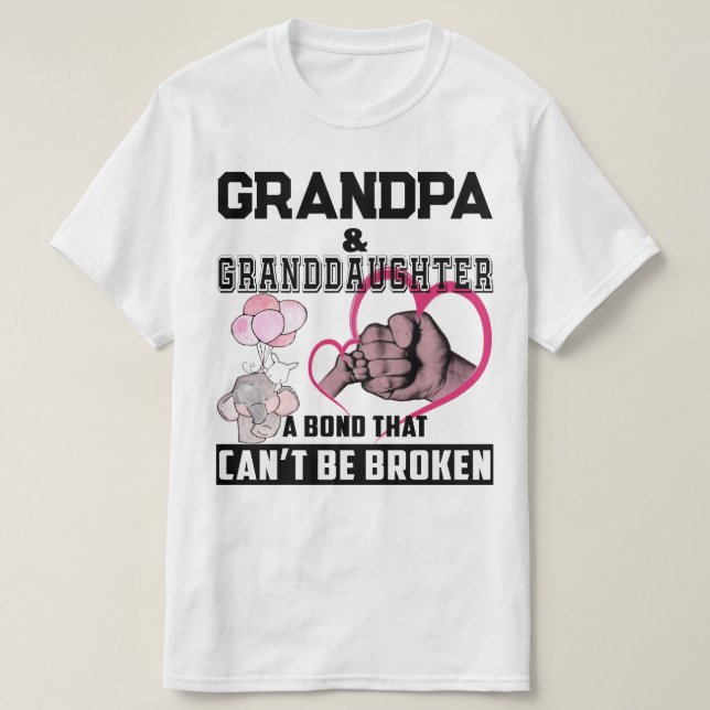 Camiseta Abuela Abuela Un bono que no se puede romper (Diseño del anverso)