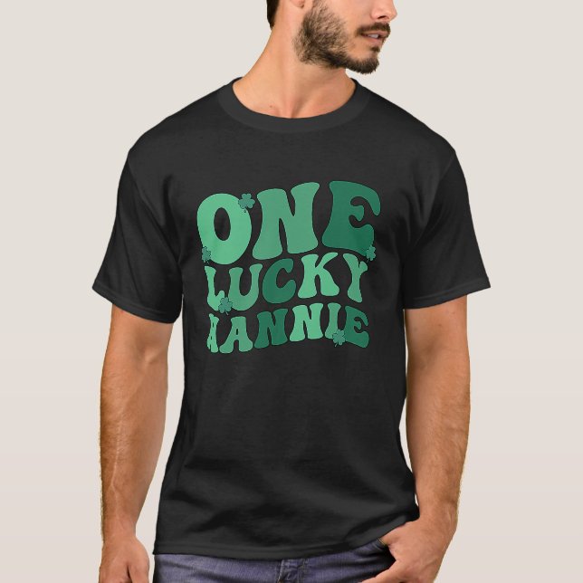 Camiseta Abuela afortunada de Nannie St Patrick's Day Nanni (Anverso)