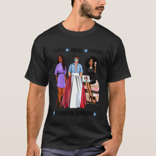 Camiseta Abuela Afroperuana Fuerte Bandera de Perú Latina