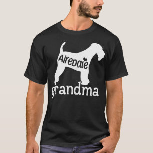 Camiseta Abuela Airedale Regalos Cute Airedale Terrie