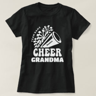 Camiseta Abuela animada con nombre del equipo Personalizado