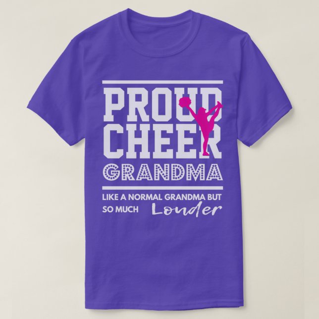 Camiseta Abuela animadora y orgullosa (Diseño del anverso)