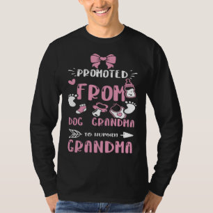 Camiseta Abuela Ascendida De Abuela Perruna A Nieta Humana