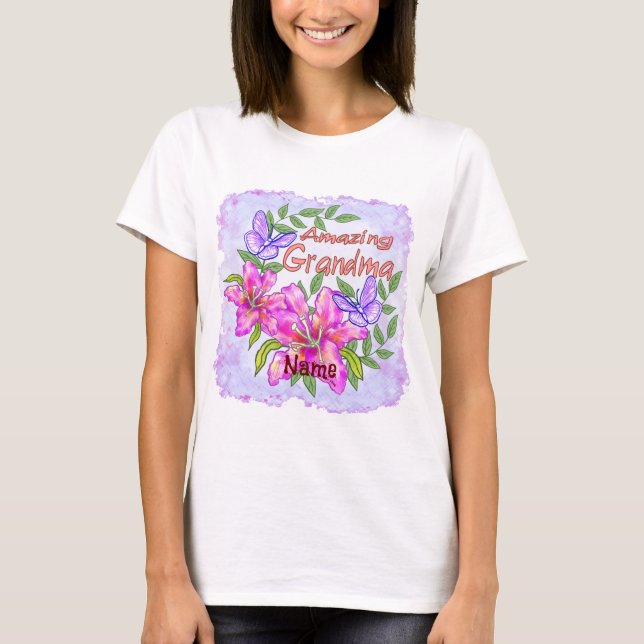 Camiseta Abuela asombrosa (Anverso)