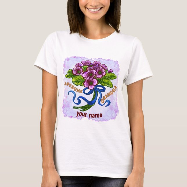 Camiseta Abuela asombrosa (Anverso)