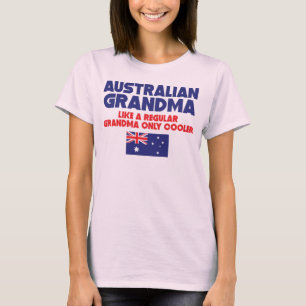 Camiseta Abuela australiana como un Coo regular de la