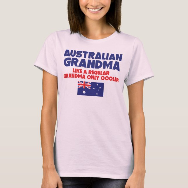 Camiseta Abuela australiana como un Coo regular de la (Anverso)