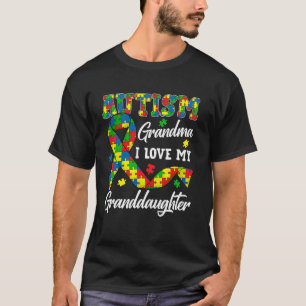 Camiseta Abuela Autismo Amo A Mi Nieta Conciencia Del Autis