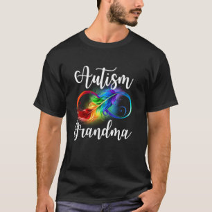 Camiseta Abuela Autismo Neurodiversidad Arcoíris Infinito S
