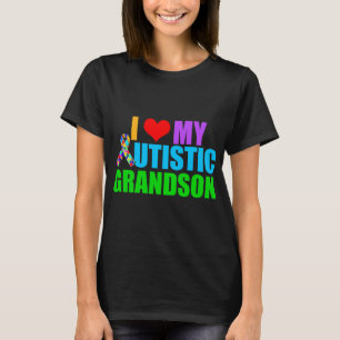 Camiseta Abuela autística del nieto