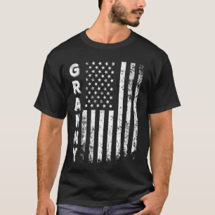 Camiseta Abuela Bandera de América Día de la Madre 4 de Jul