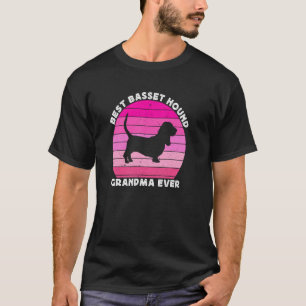 Camiseta Abuela Basset Hound para mujeres Abuela Basset Per