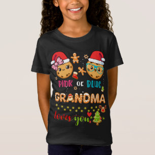 Camiseta Abuela bebé Navidades de la Revelación de Género G