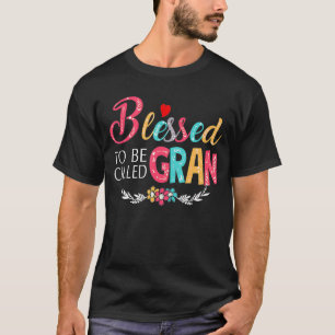 Camiseta Abuela bendecida por ser llamada arte Gran Colorid