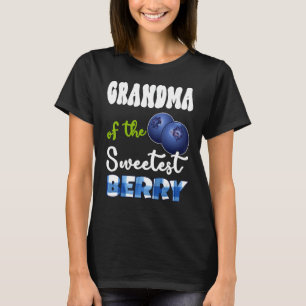 Camiseta Abuela Berry Primer cumpleaños Tema de arándanos d