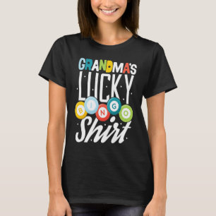 Camiseta Abuela Bingo Jugadora de Bingo Nana Mimi Hobby Af