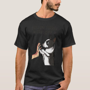 Camiseta Abuela Boston Terrier Bostie Perro Mamá Día de la