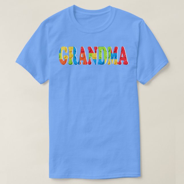 Camiseta Abuela Brick Builder Funny Bloques Master Builder  (Diseño del anverso)