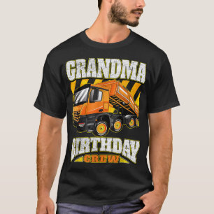 Camiseta Abuela - Camión de cumpleaños de volcado