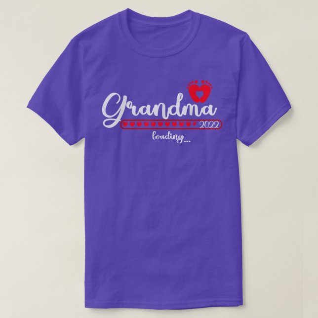 Camiseta Abuela Cargando 2022 Nieto (Diseño del anverso)