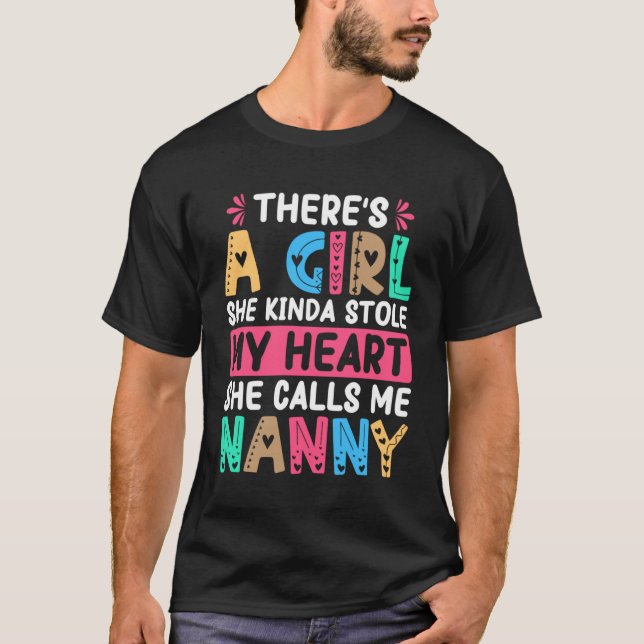 Camiseta Abuela Chica abuela me llama madre nana (Anverso)