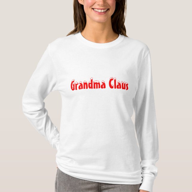 Camiseta Abuela Claus (Anverso)