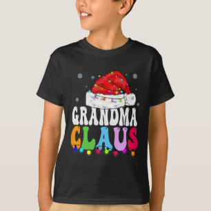 Camiseta Abuela Claus Divertida Familia de Navidad Matanza